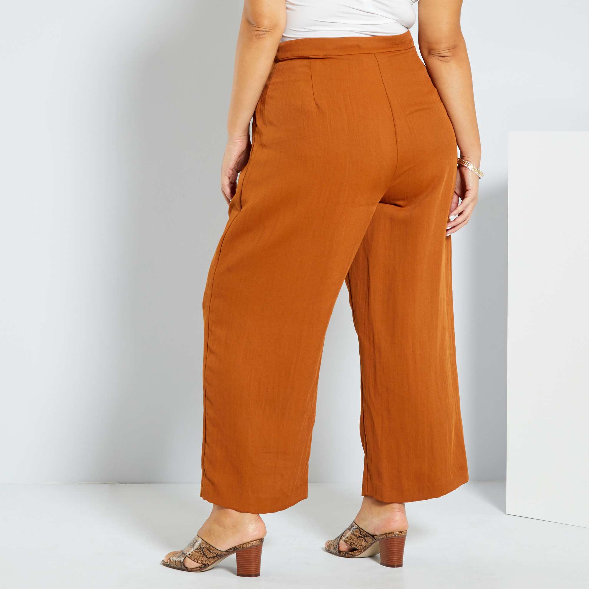 Pantalon Fluide Grande Taille Femme Kiabi 20 00