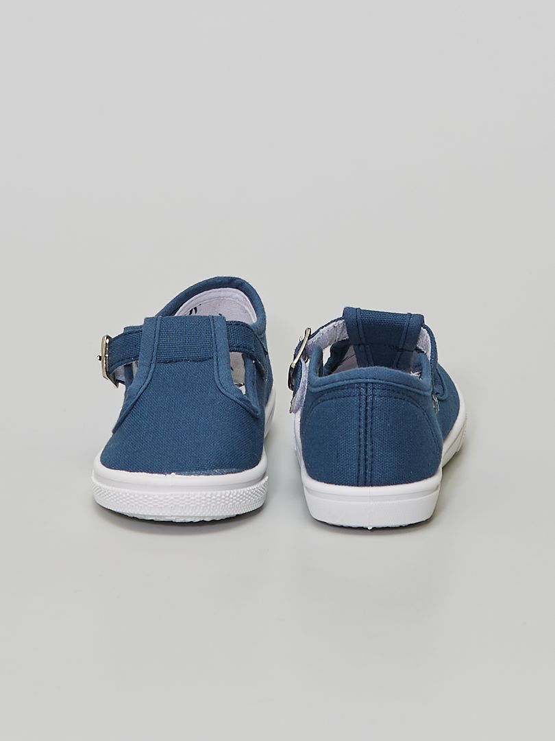 Ballerines En Toile Bleu Navy Kiabi 8 00