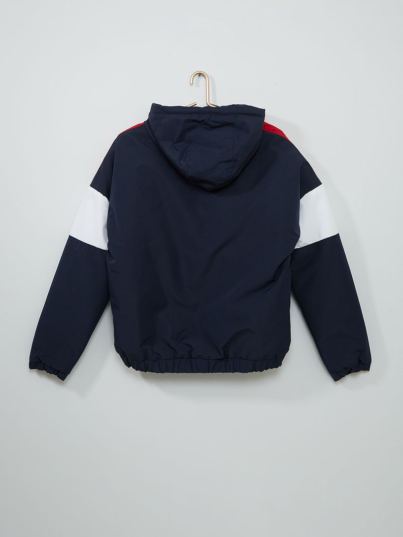 Blouson Color Block Bleu Kiabi