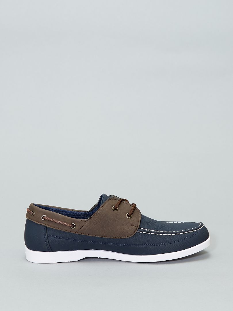 Chaussures Bateaux Bicolores Bleu Navy Kiabi 18 00