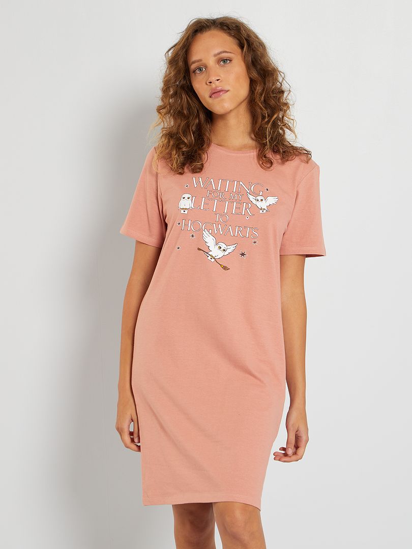 Chemise De Nuit Harry Potter Rose Kiabi