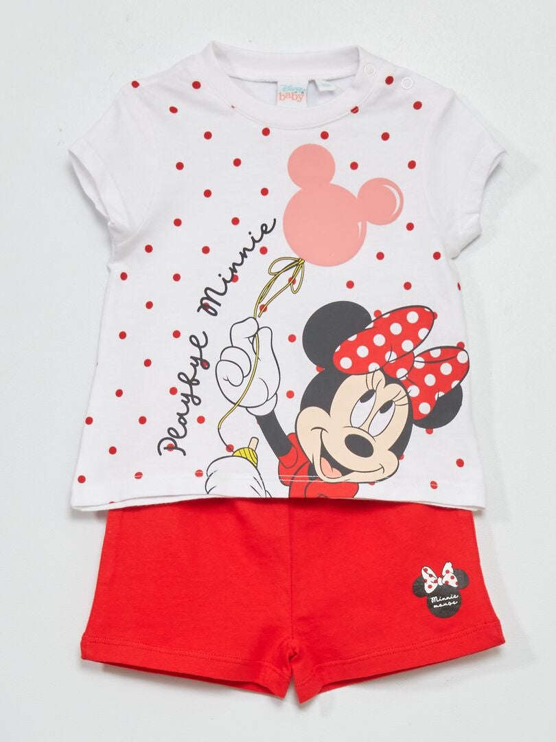 Ensemble Minnie Pi Ces Rouge Kiabi