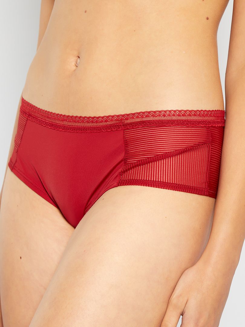 Hipster Envie De Lingerie Rood Kiabi