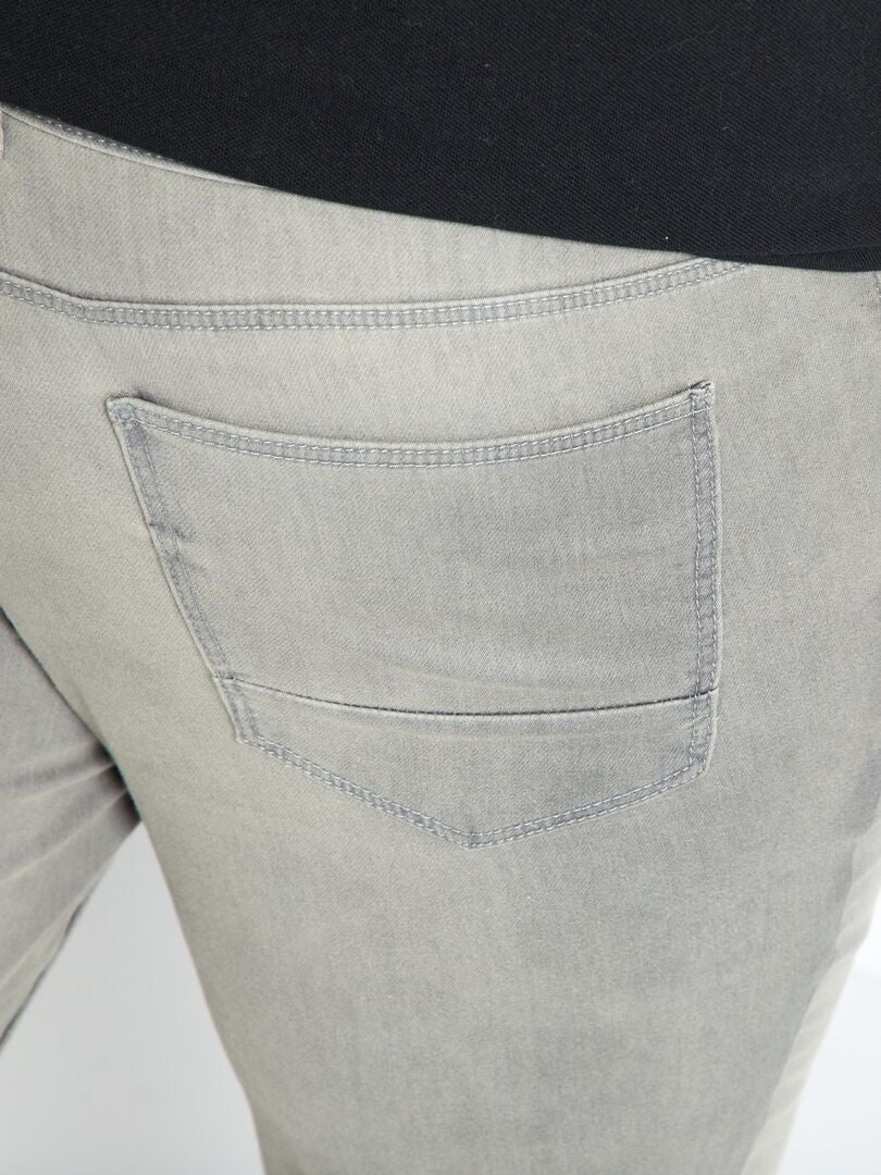 Jean Slim Stretch L Gris Kiabi