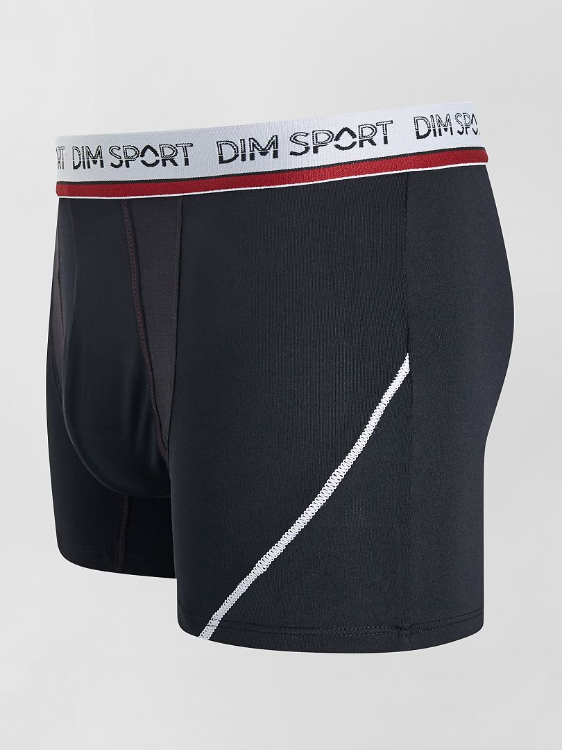 Lot De Boxers Sport Micro Thermo R Gulation Dim Noir Gris Kiabi