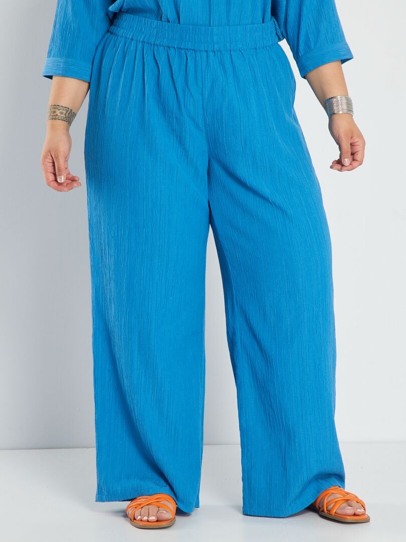 Pantalon Large Bleu Kiabi 25 00