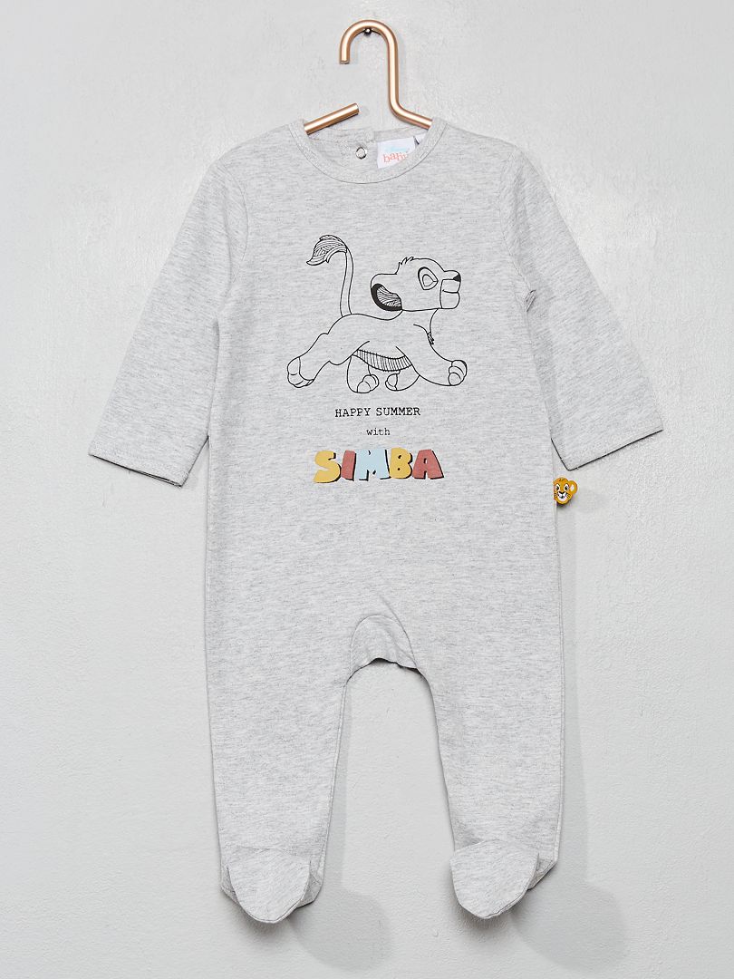 Pyjama Simba Du Roi Lion Gris Simba Kiabi 10 00