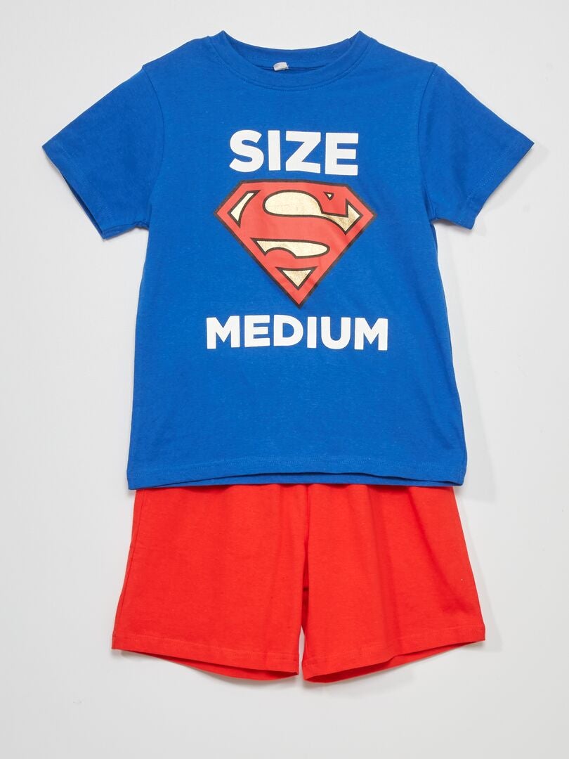 Pyjama Superman 2 pièces bleu rouge Kiabi 15 00