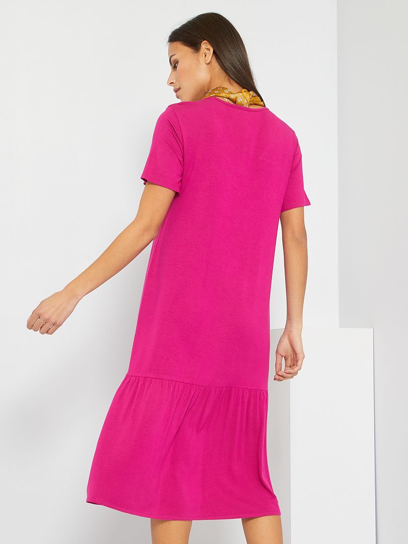 Robe Longue Vas E Fuchsia Kiabi