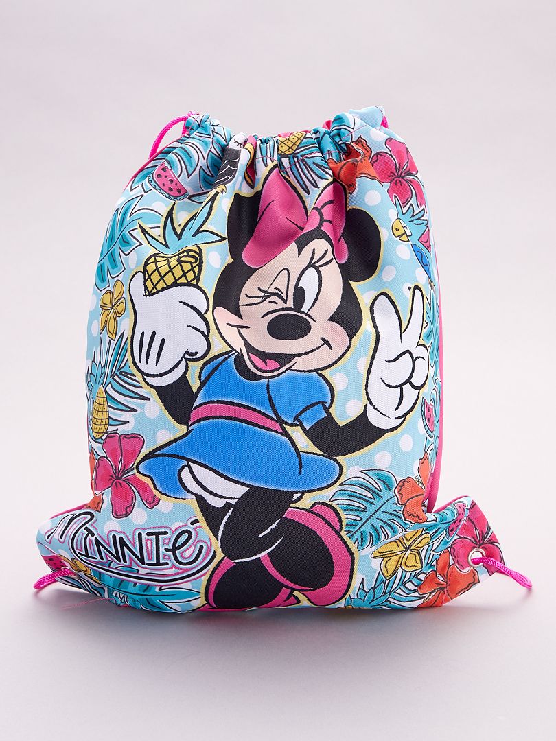 Sac De Piscine Minnie Mouse Disney Rose Vert Kiabi 5 00