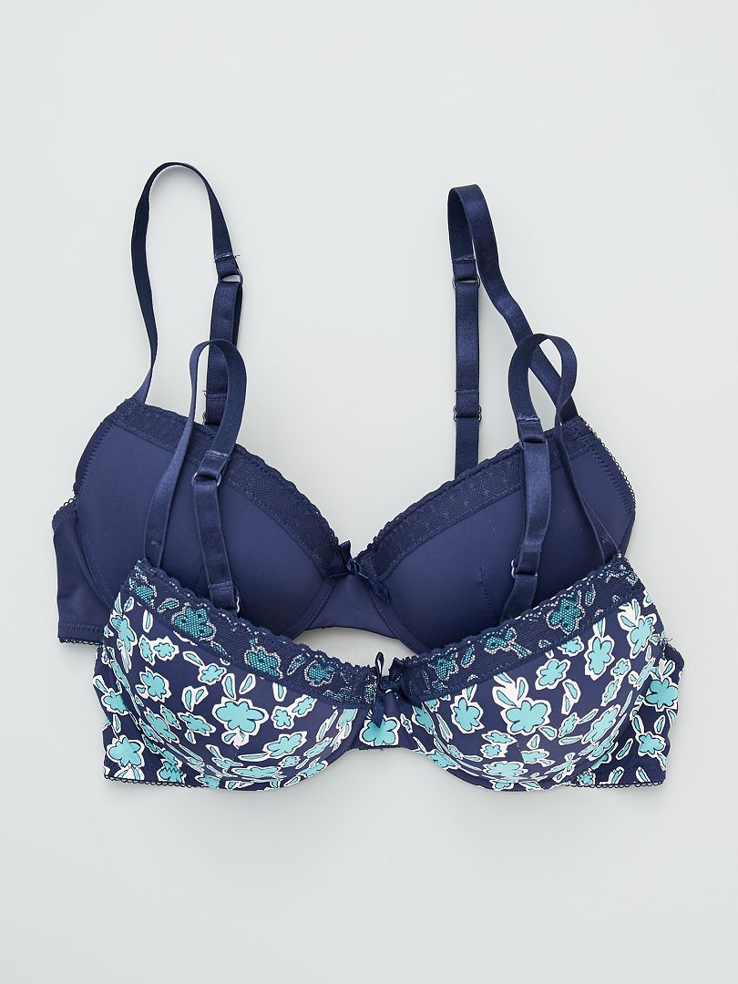 Set Van Beha S Envie De Lingerie Blauw Kiabi