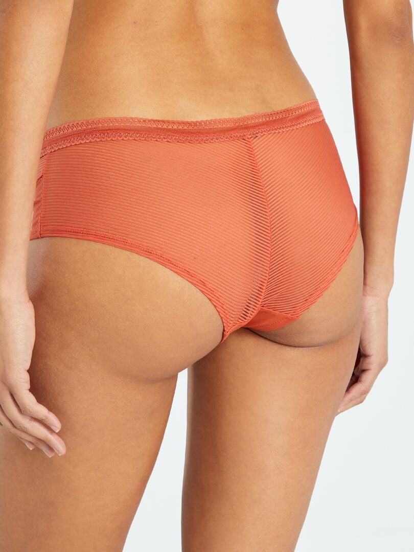 Shorty Envie De Lingerie Orange Kiabi 7 00