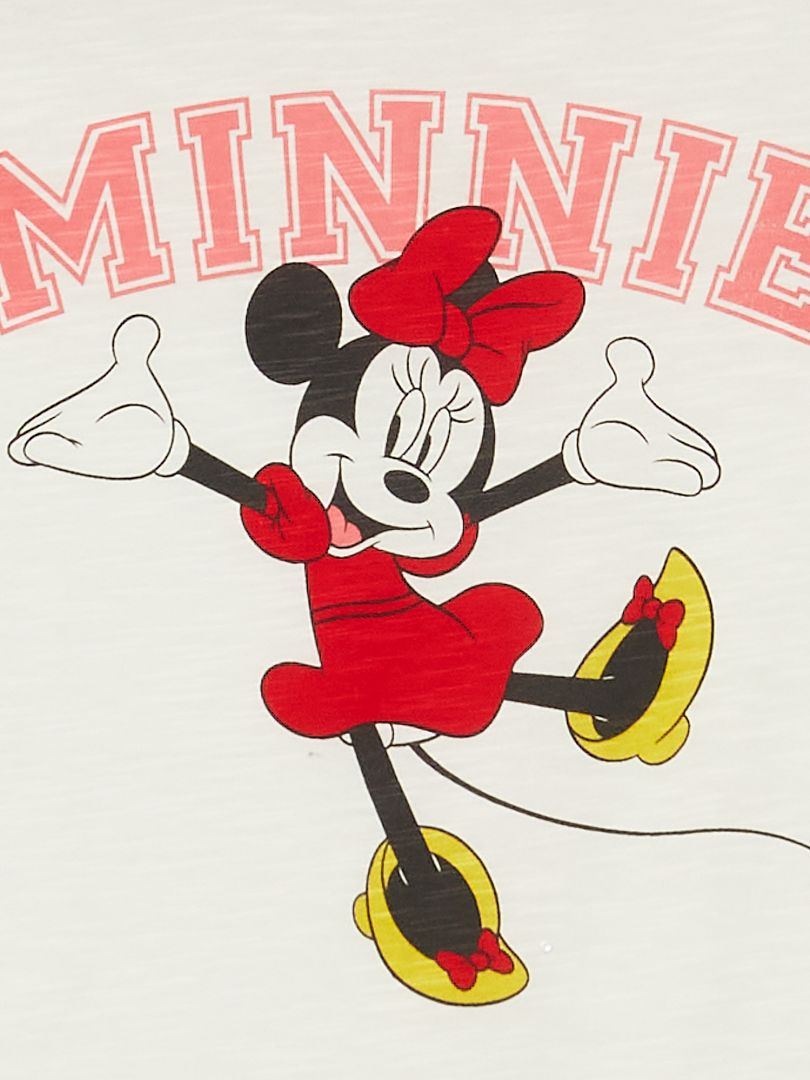 T Shirt Minnie Disney Blanc Kiabi