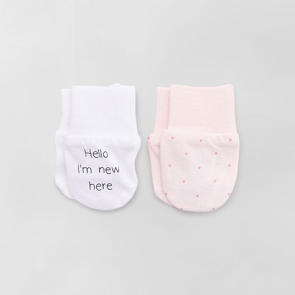 2 Paire De Moufles Eco Conception Bebe Garcon Rose Kiabi 3 00