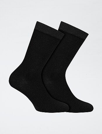 2 paires de mi chaussette 'DIM' en coton