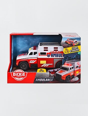 Ambulance Dickie Toys avec son et lumière