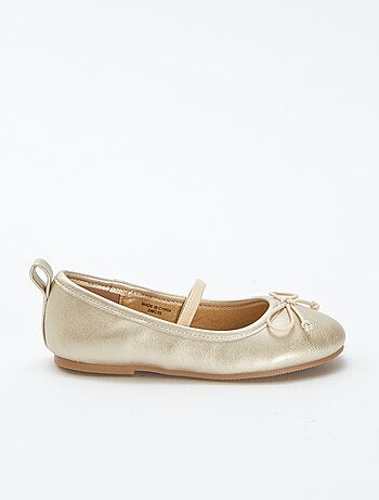 Ballerines dorées