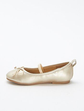 Ballerines dorées