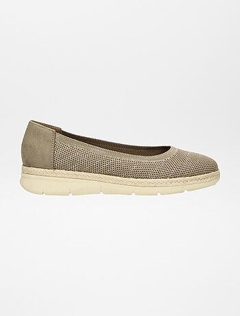 Ballerines en tricot