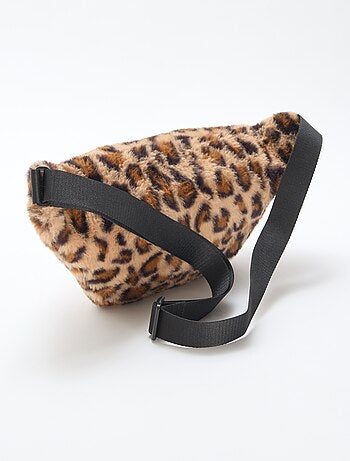 Banane léopard imitation fourrure