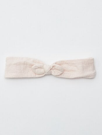 Bandeau en gaze de coton