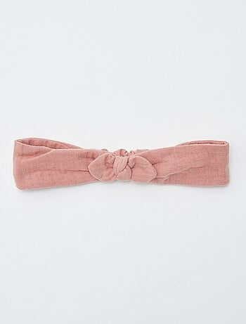 Bandeau en gaze de coton