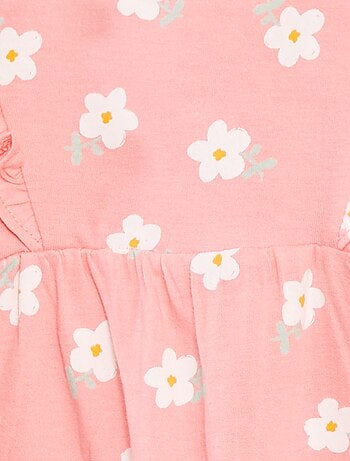 Barboteuse à volants avec poches