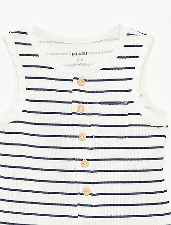 Barboteuse courte à imprimé