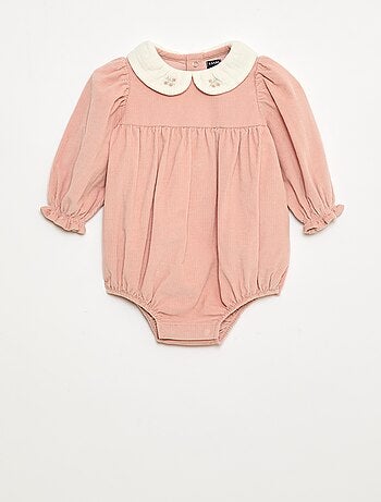 Barboteuse en velours