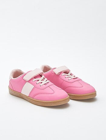 Baskets à lacets élastiques + scratch