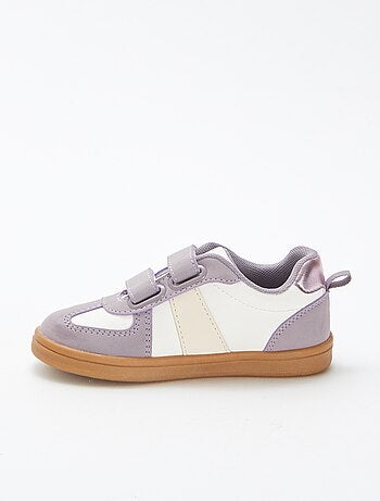 Baskets basses à scratchs