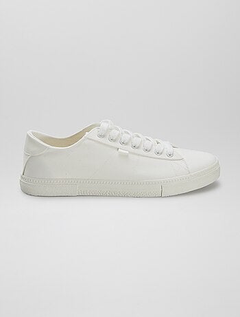 Baskets basses en toile imprimée