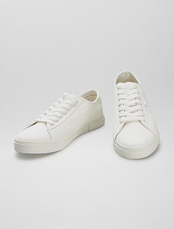 Baskets basses en toile imprimée