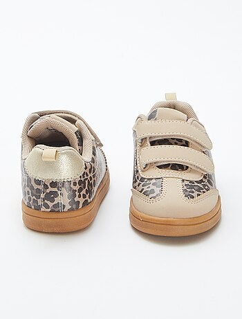 Baskets basses léopard