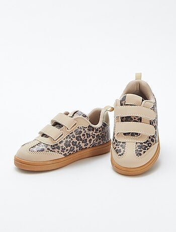 Baskets basses léopard