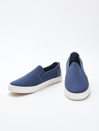 Baskets basses slip-on en mesh