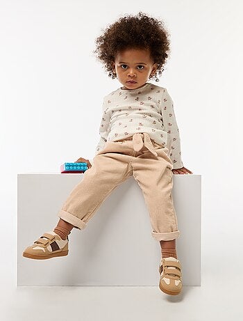 Baskets basses tricolores