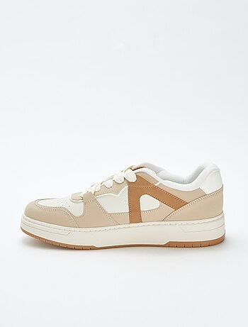 Baskets basses type skate tricolores