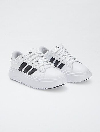 Baskets bicolores à plateforme 'Grand Court' 'Adidas'