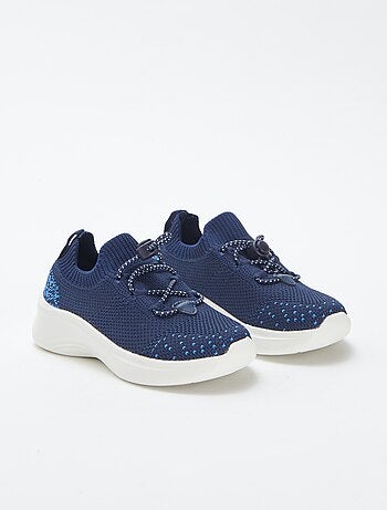 Baskets de running avec lacets élastiqués