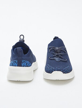 Baskets de running avec lacets élastiqués