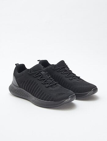 Baskets de running unies à lacets