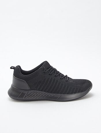 Baskets de running unies à lacets