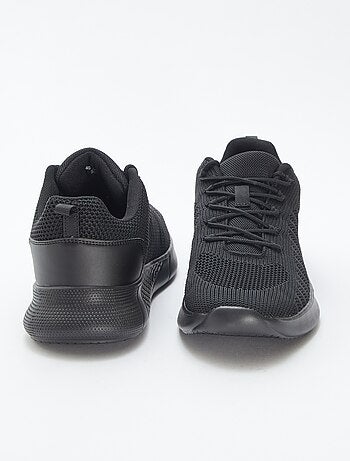 Baskets de running unies à lacets