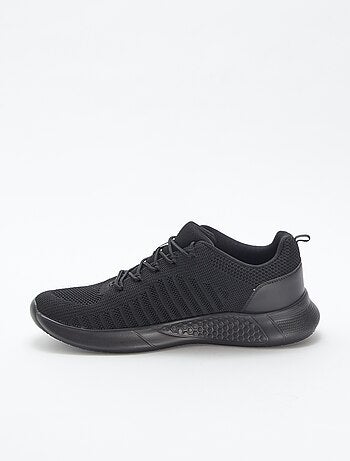 Baskets de running unies à lacets