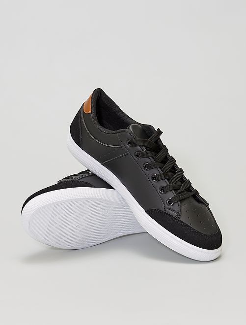 Baskets de ville homme noir Kiabi 22,00€