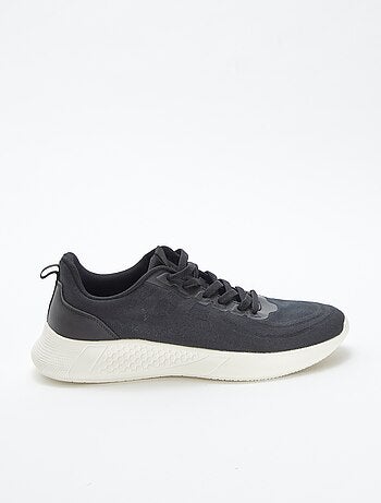 Baskets en mesh typer running à lacets
