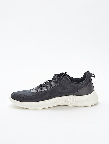 Baskets en mesh typer running à lacets