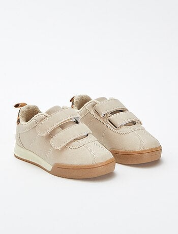 Baskets esprit running à scratchs