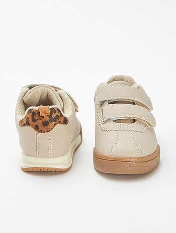 Baskets esprit running à scratchs